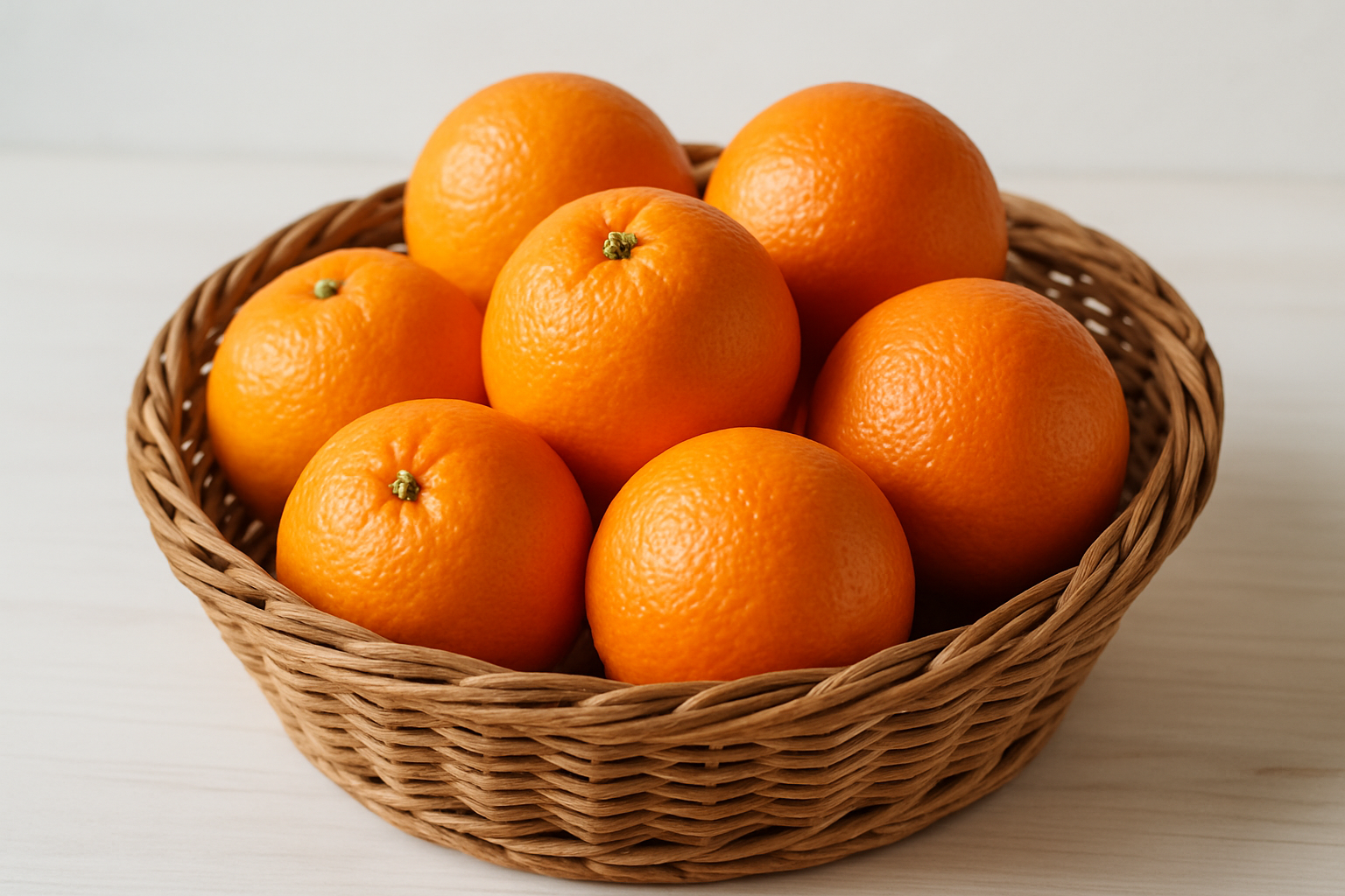 natural image of orange in baskate for listing product